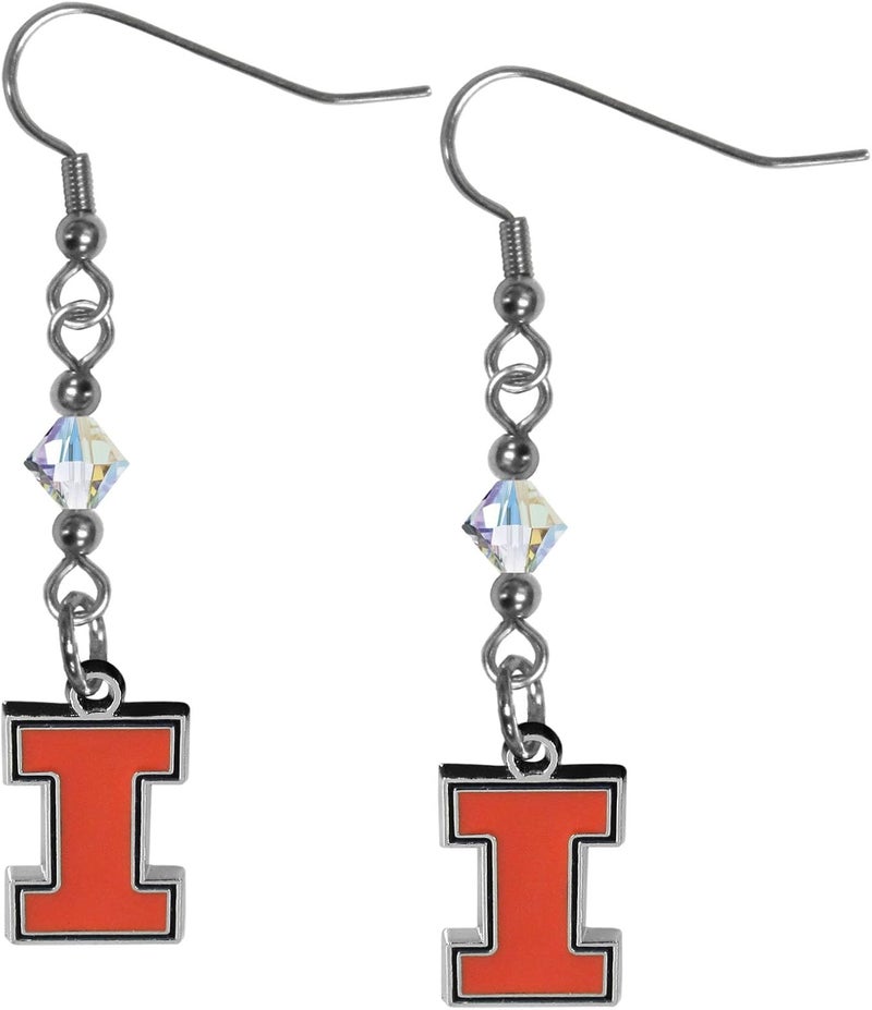 AGANS NCAA unisex-adult Crystal Dangle Earrings - Image 1